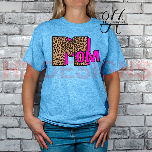 Leopard Mom Tee