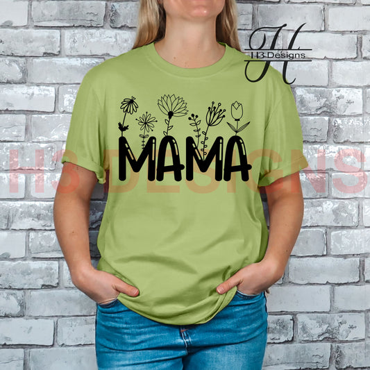 Mama Flowers Tee