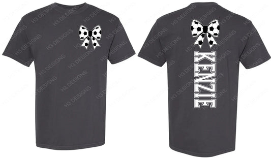 Soccer Bow with Player Name