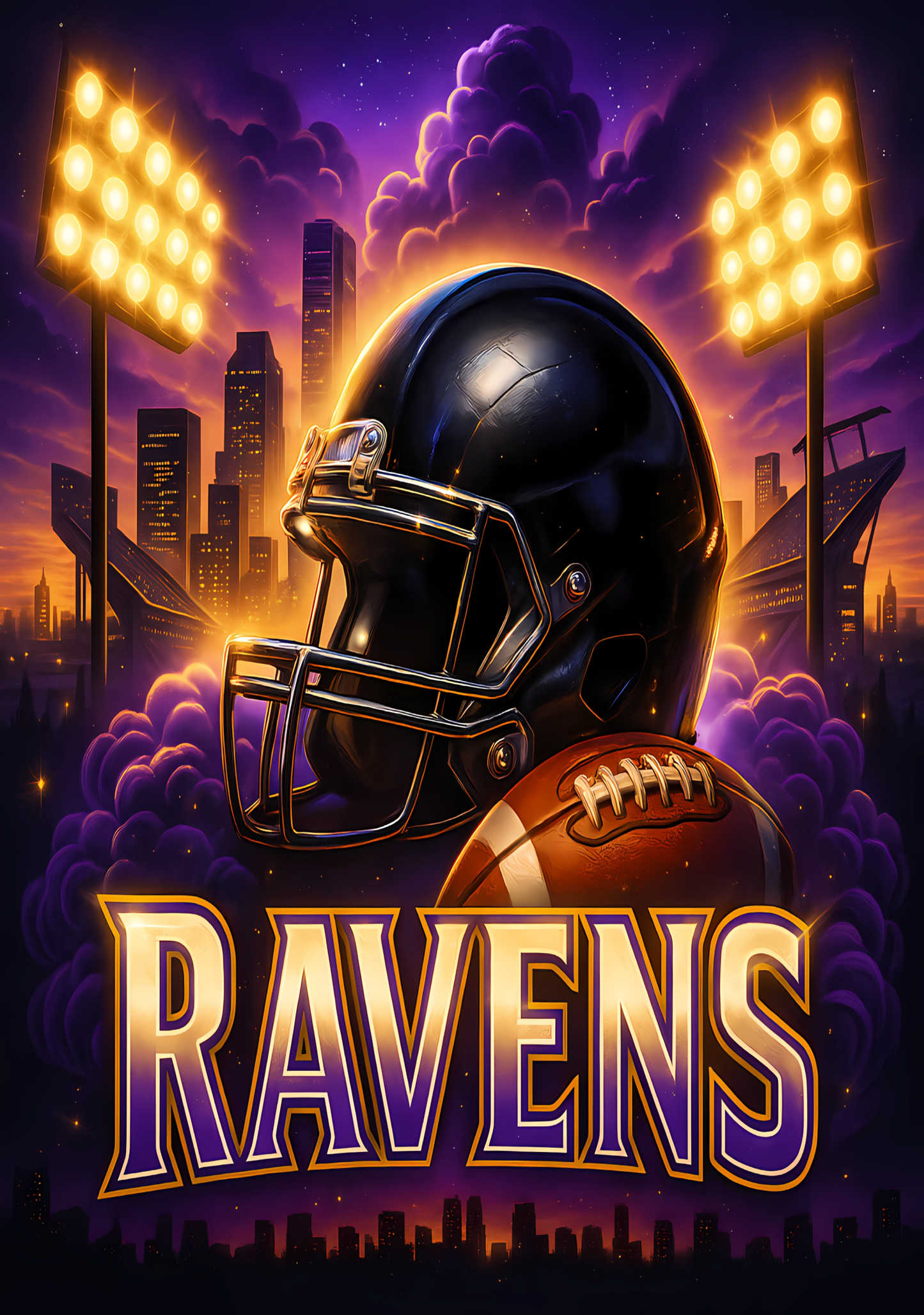 Ravens Cover Stickers Set