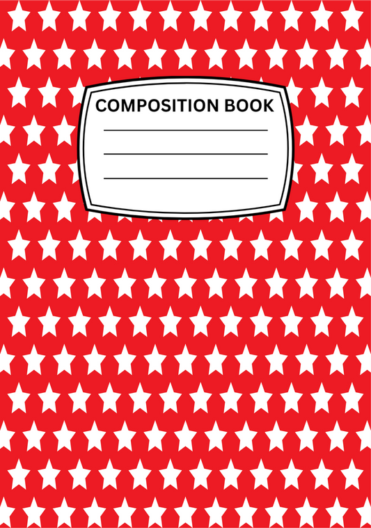 Red stars Cover Stickers Set