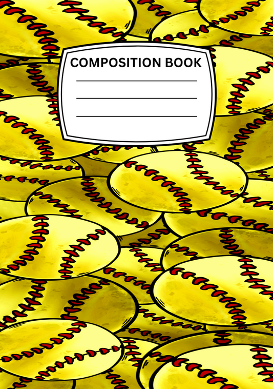 Softball Themed Cover Stickers Set