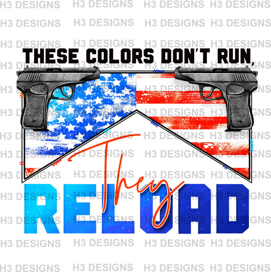 These colors don't run they reload DTF Transfer