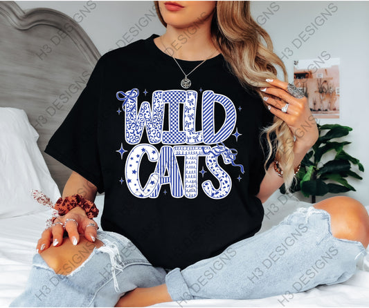 Wildcats Fancy Letters