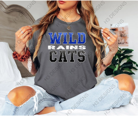 Rains Wildcats Glitter