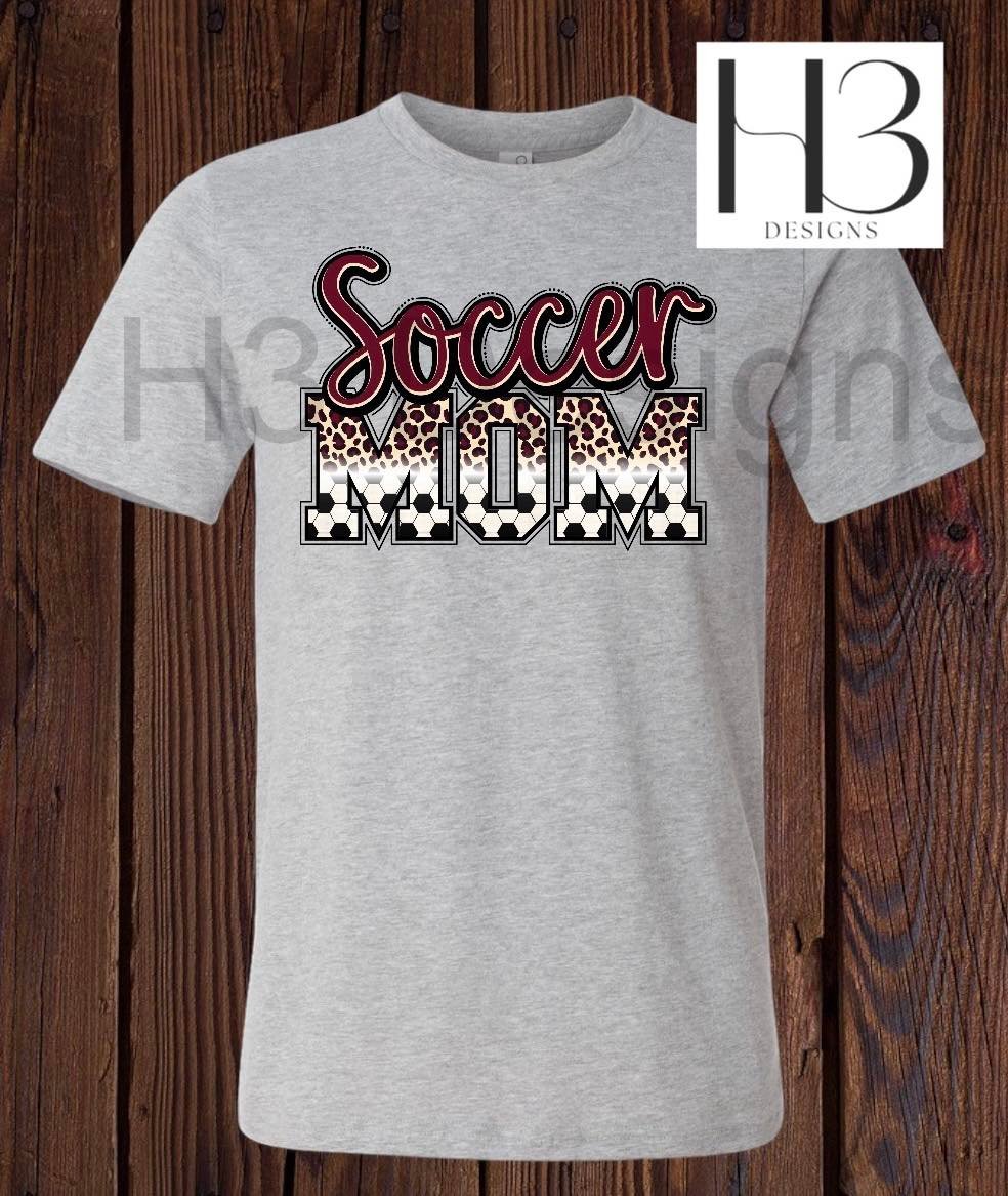 Colored Soccer Mom Tee