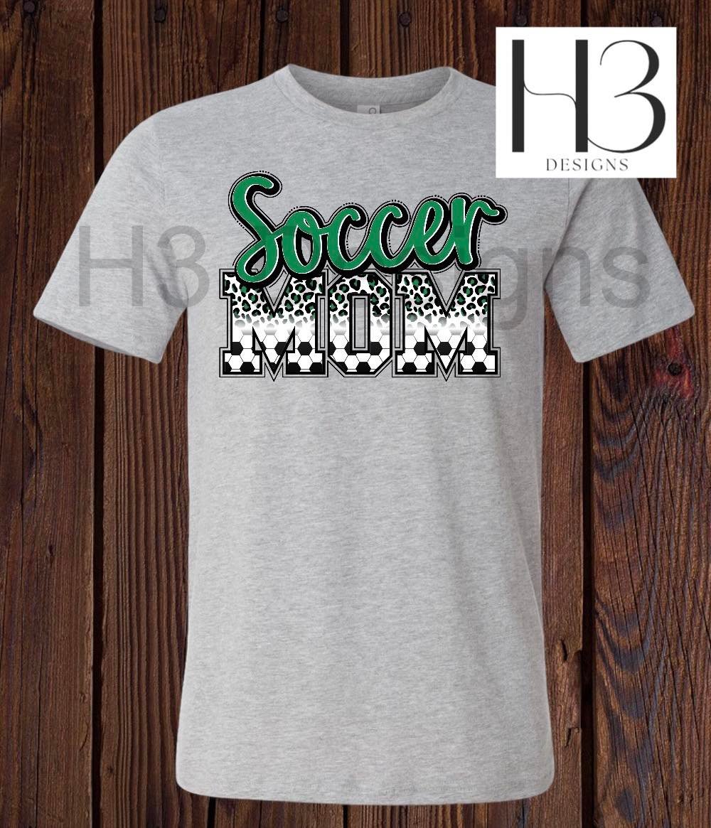 Colored Soccer Mom Tee