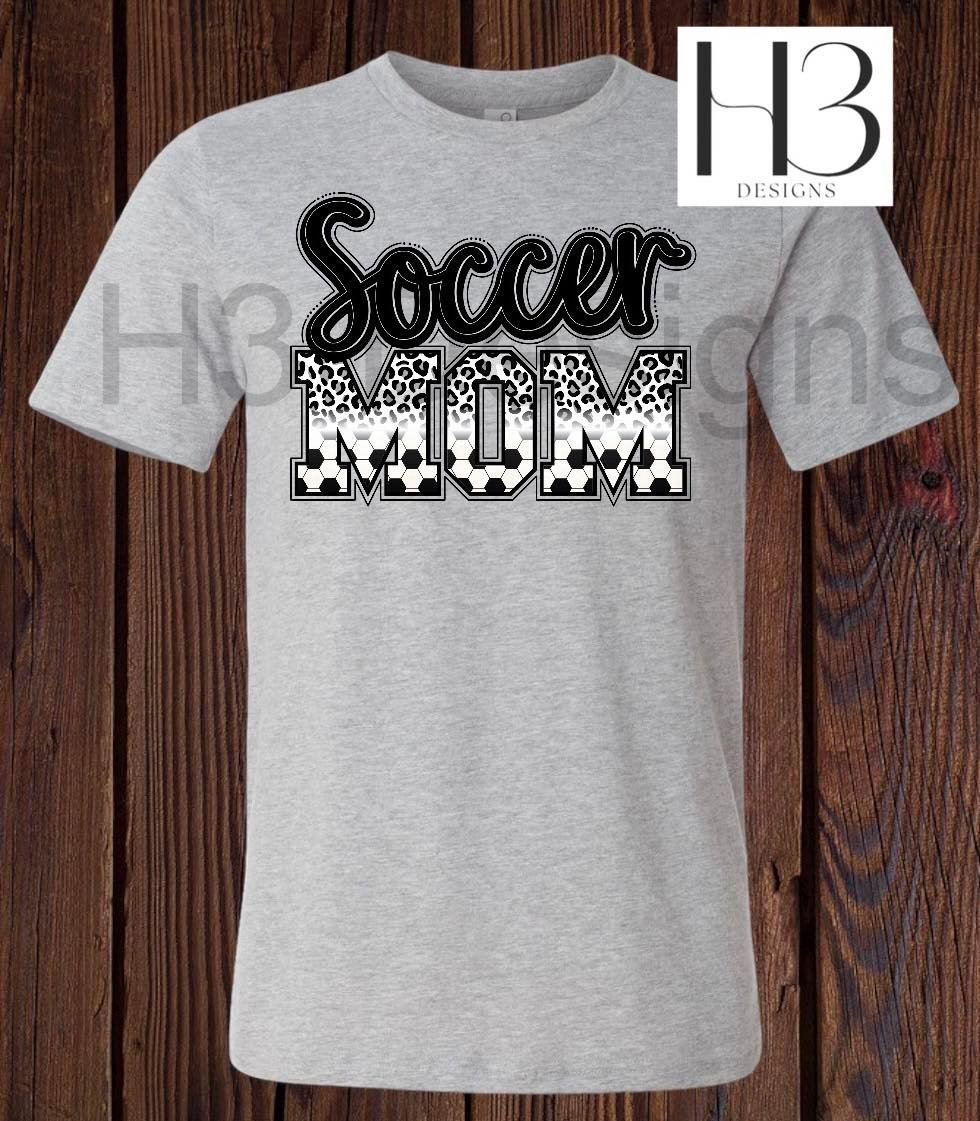 Colored Soccer Mom Tee