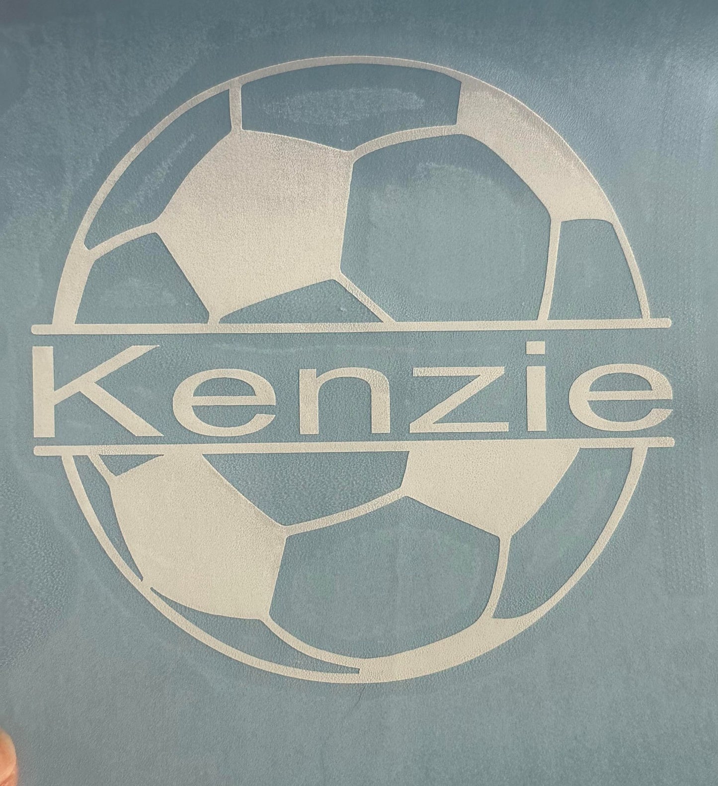 Custom Name Soccer Decal