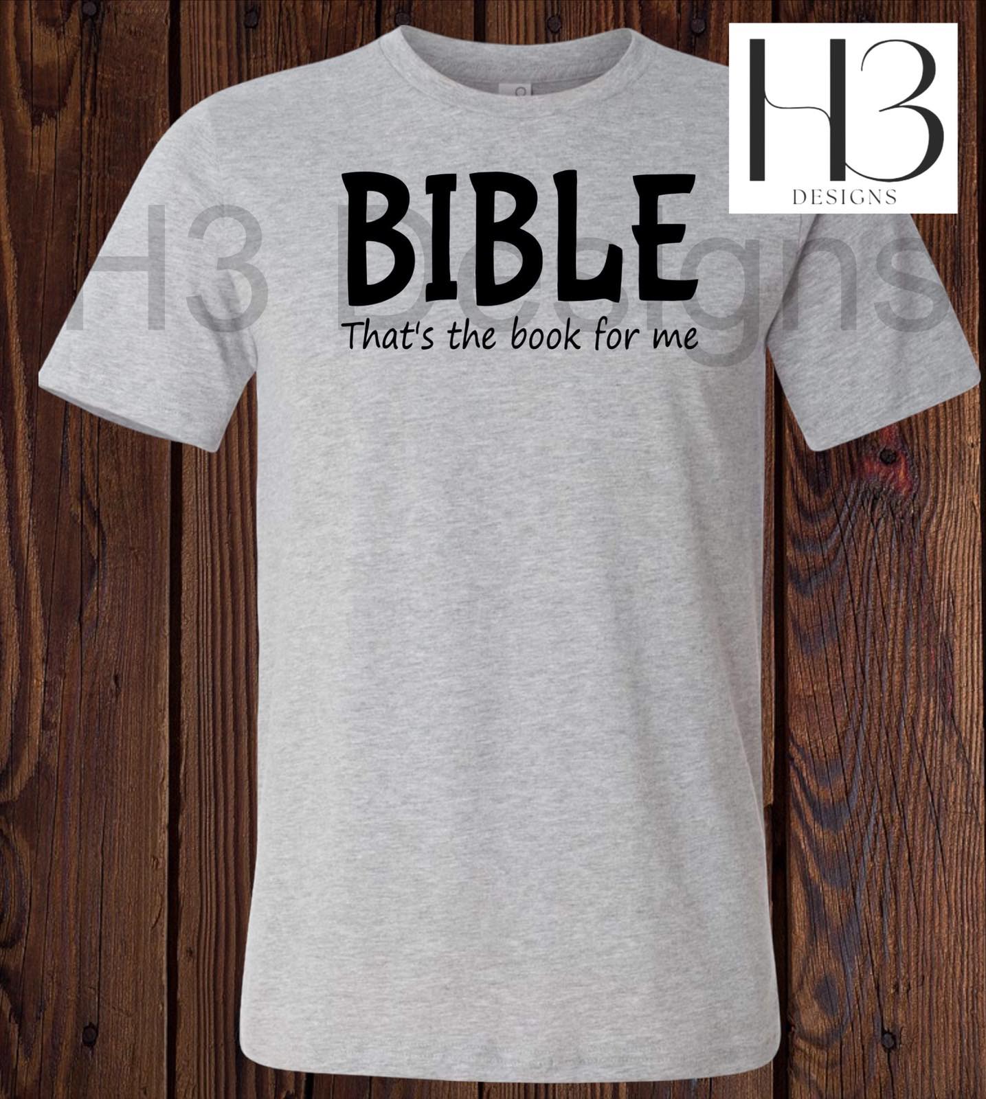 Bible book for me tee