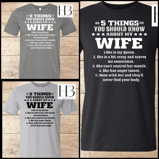 5 Things About My Wife