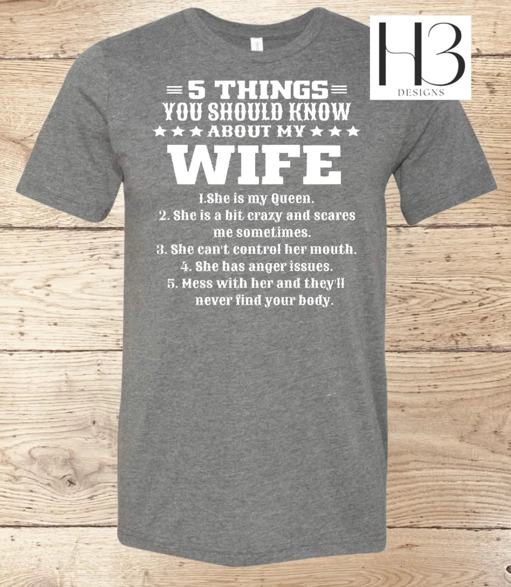 5 Things About My Wife