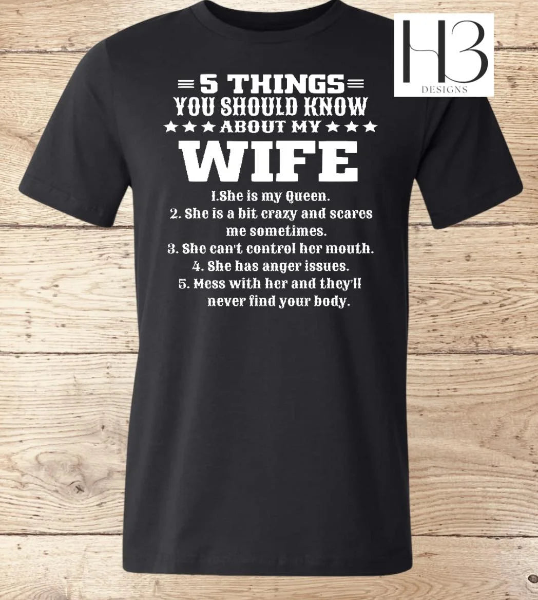 5 Things About My Wife